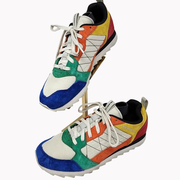 Merrell Mens Size 8.5 US Alpine Colorblock Primary Sneakers Multicolor Shoes - Picture 10 of 11
